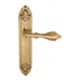 Дверная ручка Venezia "ANAFESTO" на планке PL90, французское золото
