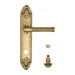 Дверная ручка Venezia 'IMPERO' на планке PL90, французское золото (wc-4)