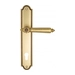 Дверная ручка Venezia "CASTELLO" на планке PL98, французское золото (cyl)