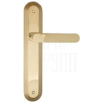 Дверная ручка Fratelli Cattini 'PIPPA' на планке PL288 полированная латунь