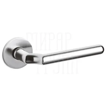 Дверные ручки на розетке Olivari Virgola матовый хром