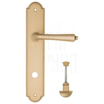 Дверная ручка Fratelli Cattini 'TOSCANA' на планке PL257 матовая латунь (wc-2)