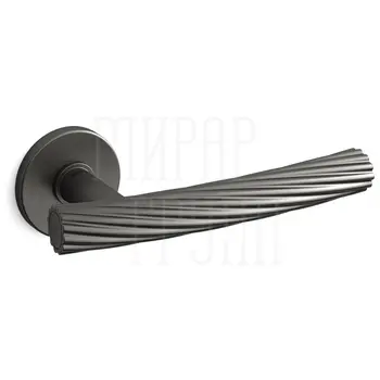 Дверная ручка на розетке Mandelli 'Fusilla' 1731 графит