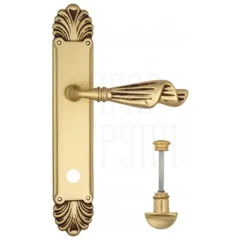 Дверная ручка Venezia 'Opera' на планке PL87 французское золото (wc)