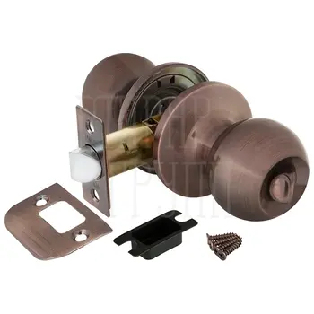 Ручка Punto (Пунто) защелка DK672/BK (6072/B) (фик.) медь