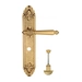 Дверная ручка Venezia "PELLESTRINA" на планке PL90, французское золото (wc)