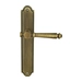 Дверная ручка Extreza "VERONIKA" (Вероника) 325 на планке PL03, матовая бронза