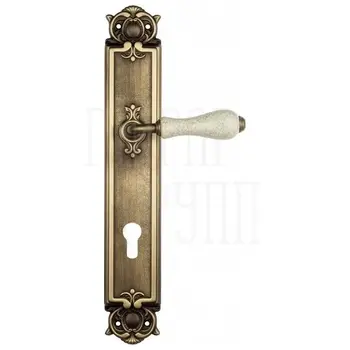 Дверная ручка Venezia 'COLOSSEO' на планке PL97 матовая бронза (cyl)