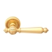 Дверная ручка на розетке Melodia 235 L "Mirella", французское золото