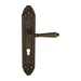 Дверная ручка Venezia 'CLASSIC' на планке PL90, античная бронза (cyl)