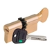 Личинка для замка ключ-вертушка Multlock Integrator 62 mm (26+10+26), латунь + шестерня