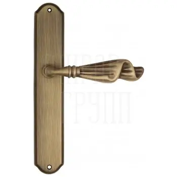 Дверная ручка Venezia 'Opera' на планке PL02 матовая бронза