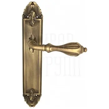 Дверная ручка Venezia 'ANAFESTO' на планке PL90 матовая бронза