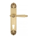 Дверная ручка Venezia "PELLESTRINA" на планке PL87, французское золото (cyl)