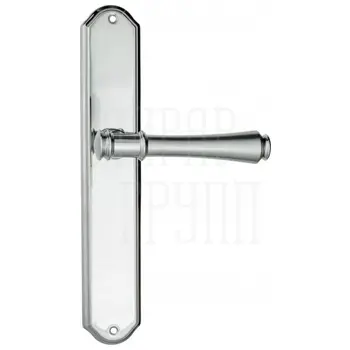 Дверная ручка Venezia 'CALLISTO' на планке PL02 матовый хром