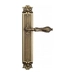 Дверная ручка Venezia "MONTE CRISTO" на планке PL97, матовая бронза