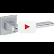 Дверная ручка на тонкой квадратной розетке Tupai 4007 5S Q T3 (на тонком основании 5 мм)