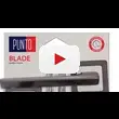 Дверная ручка Punto (Пунто) на квадратной розетке 