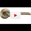Дверная ручка Punto (Пунто) на круглой розетке 