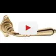 Дверная ручка винтажная на фигурном основании Fratelli Cattini 