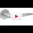 Дверная ручка на круглой розетке Tupai 4163 R 5S (на тонком основании 5 мм)