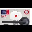 Дверные ручки Punto (Пунто) на круглой розетке 