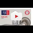 Дверная ручка Punto (Пунто) на круглой розетке 