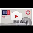 Дверная ручка Punto (Пунто) на круглой розетке 