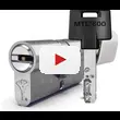 Цилиндровый механизм ключ-вертушка Mul-T-Lock (Светофор) MTL600 115 mm (65+10+40)