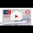 Дверная ручка Punto (Пунто) на квадратной розетке 