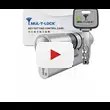 Цилиндровый механизм ключ-ключ Mul-T-Lock (Светофор) MTL800 111 mm (26+10+75)