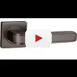 Дверная ручка Punto (Пунто) на квадратной розетке 