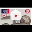 Дверная ручка Punto (Пунто) на круглой розетке 