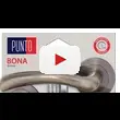 Дверная ручка Punto (Пунто) на круглой розетке 