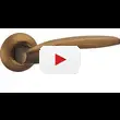 Дверная ручка Punto (Пунто) на круглой розетке 