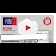 Дверная ручка Punto (Пунто) на квадратной розетке 