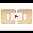 Накладки на квадратной розетке под кабинетный ключ Colombo PT 13