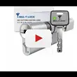 Цилиндровый механизм ключ-вертушка Mul-T-Lock (Светофор) MTL800 100 mm (30+10+60)
